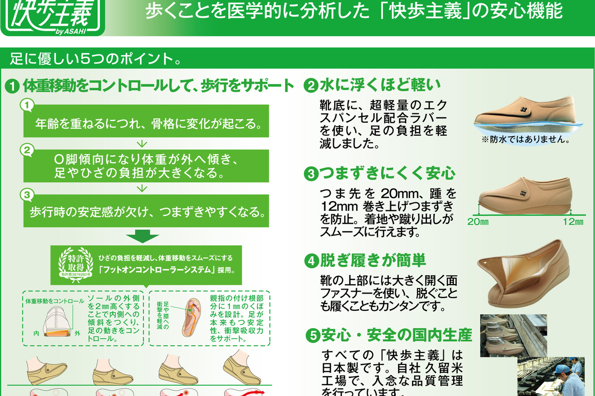 快歩主義 もっと元気になれる靴